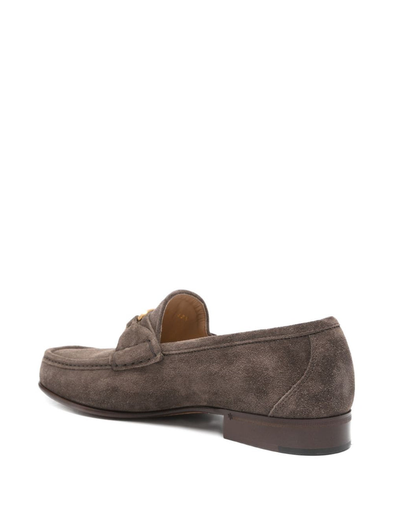 Valentino Garavani VLogo Signature suede loafers. | Urbalenti™ NYC
