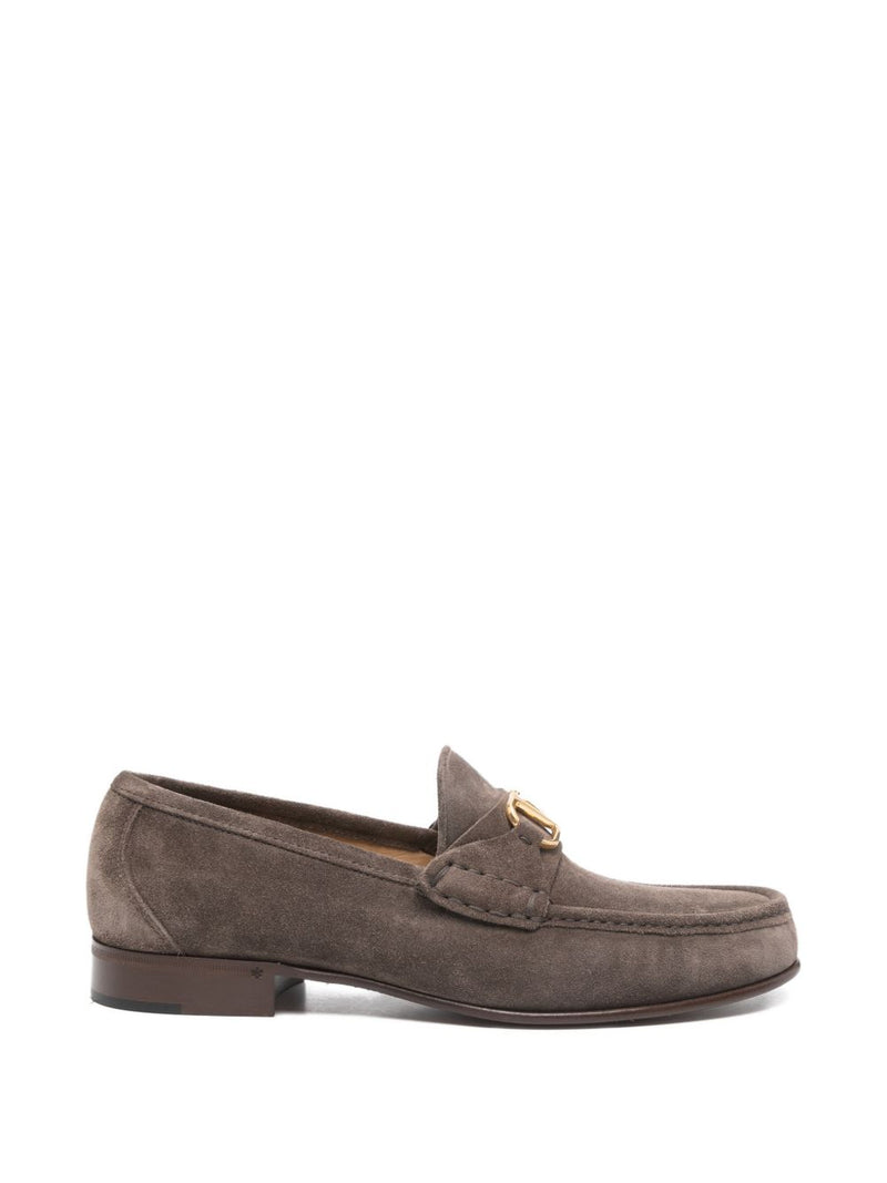 Valentino Garavani VLogo Signature suede loafers. | Urbalenti™ NYC