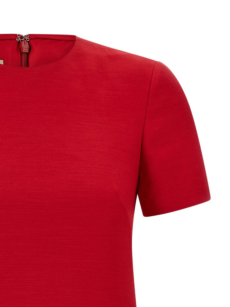 Valentino VLogo Signature wool and silk dress | Urbalenti™ NYC