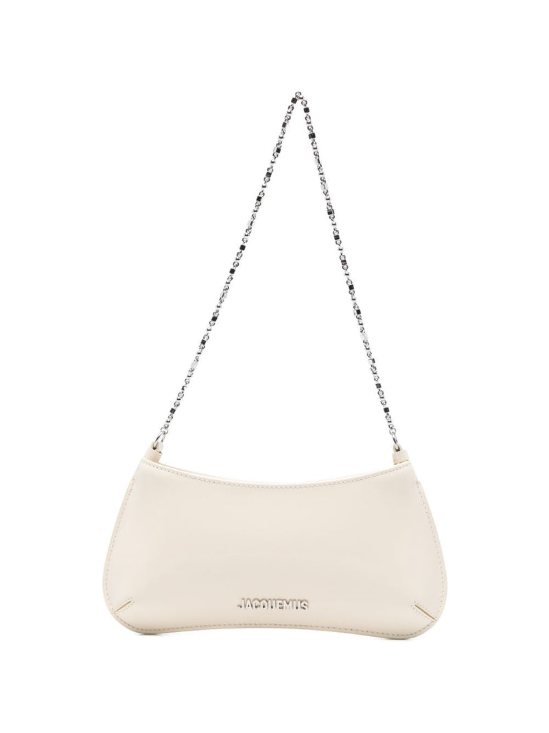 JACQUEMUS Le Petit Bisou Chaine leather shoulder bag | Urbalenti™ NYC