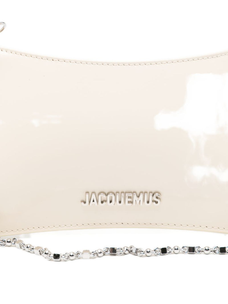JACQUEMUS Le Petit Bisou Chaine leather shoulder bag | Urbalenti™ NYC