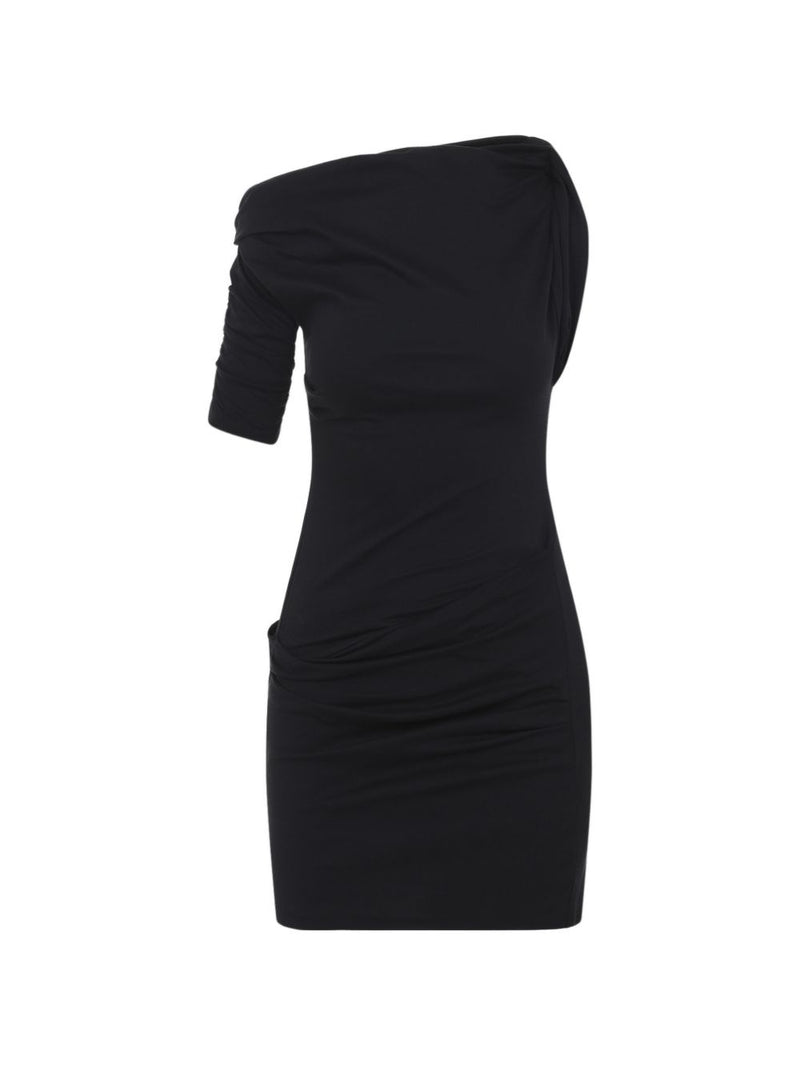 JACQUEMUS La Mini Robe Drapeado dress | Urbalenti™ NYC