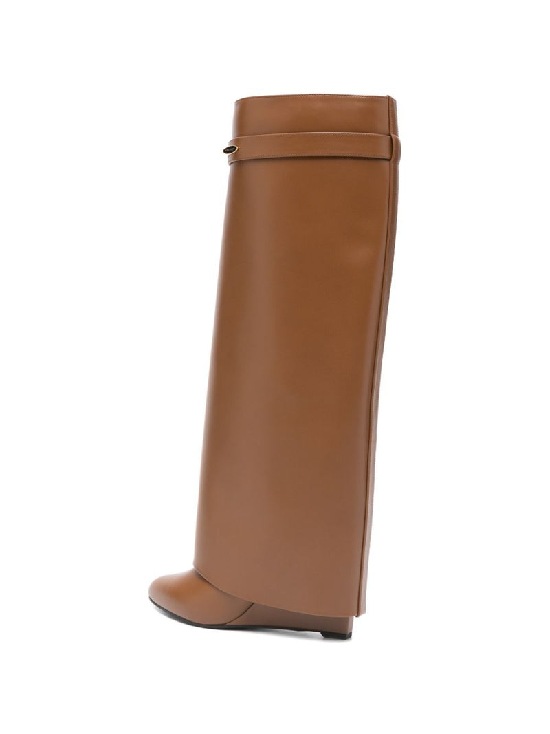 Givenchy Shark Pinch Leather Boots | Urbalenti™ NYC
