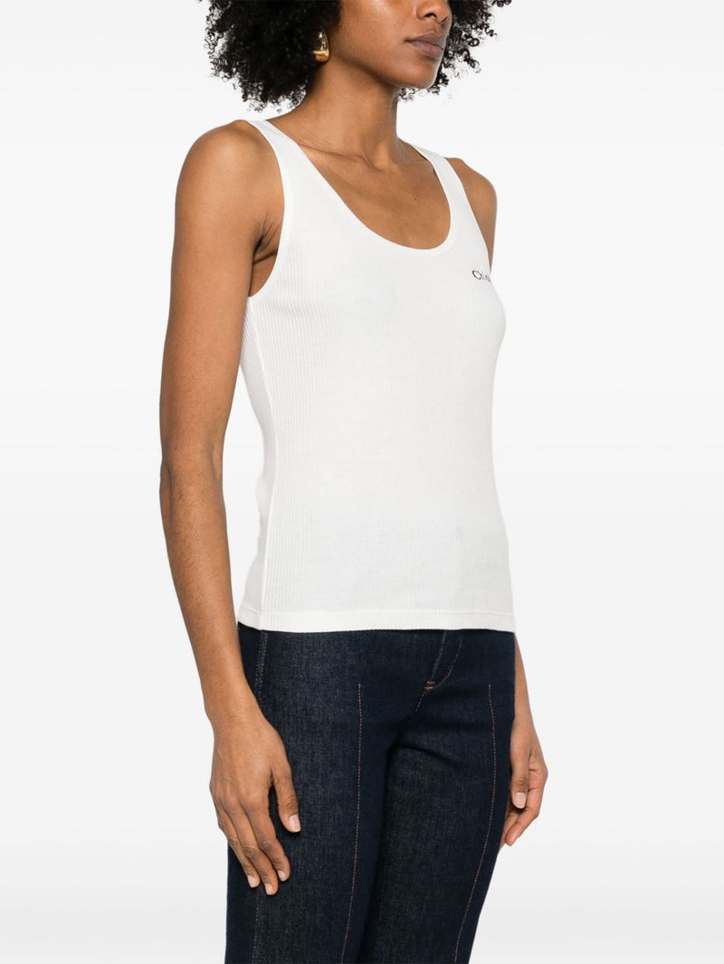 Chloé ChloÃ© Logo cotton top | Urbalenti™ NYC