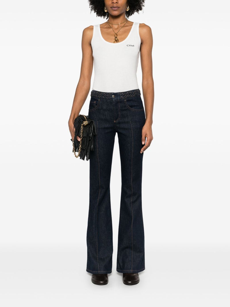 Chloé ChloÃ© Logo cotton top | Urbalenti™ NYC