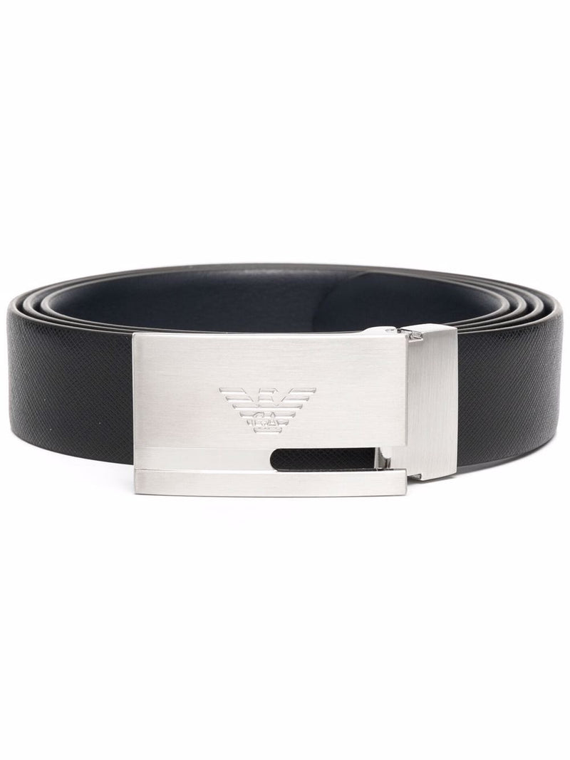 EMPORIO ARMANI EXCLUSIVE Gift Box With Saffiano Leather Belt And Interchangeable Buckle | Urbalenti™ NYC