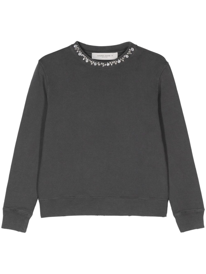 Golden Goose Cotton crewneck sweatshirt Variant 1 | Urbalen... | Urbalenti™ NYC
