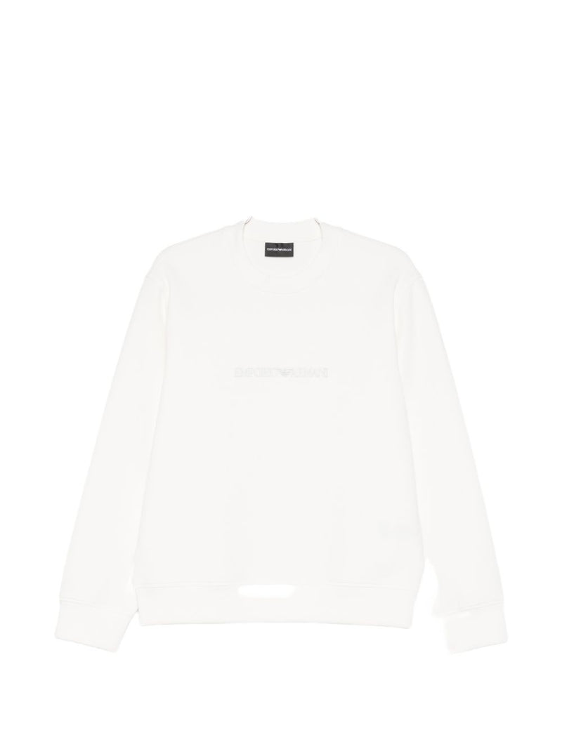 Emporio Armani Logo cotton sweatshirt | Urbalenti™ NYC