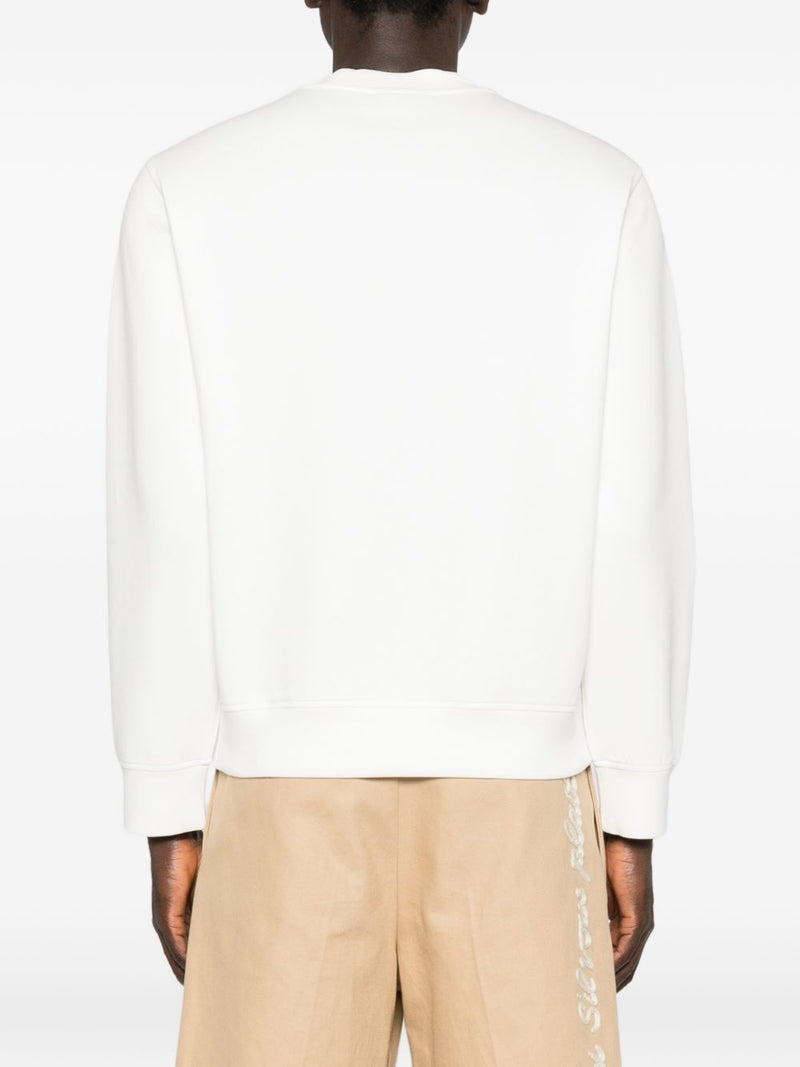 Emporio Armani Logo cotton sweatshirt | Urbalenti™ NYC