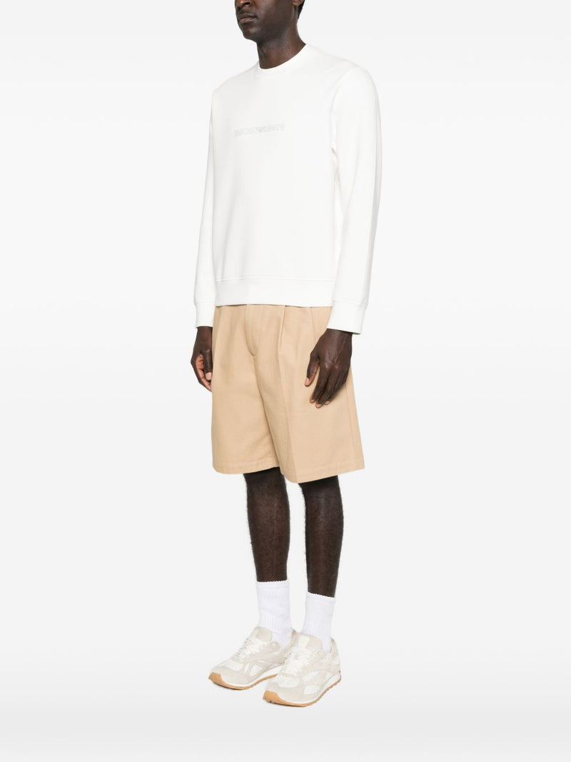 Emporio Armani Logo cotton sweatshirt | Urbalenti™ NYC