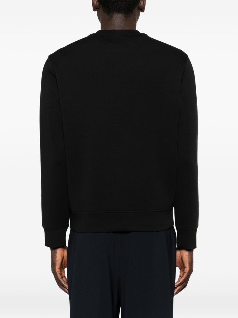 Emporio Armani Logo cotton sweatshirt | Urbalenti™ NYC