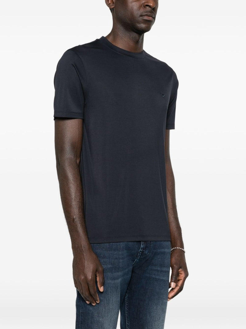 Emporio Armani Modal and silk blend t-shirt | Urbalenti™ NYC