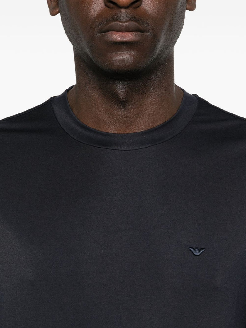 Emporio Armani Modal and silk blend t-shirt | Urbalenti™ NYC
