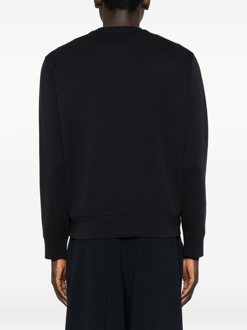Emporio Armani Logo cotton sweatshirt | Urbalenti™ NYC