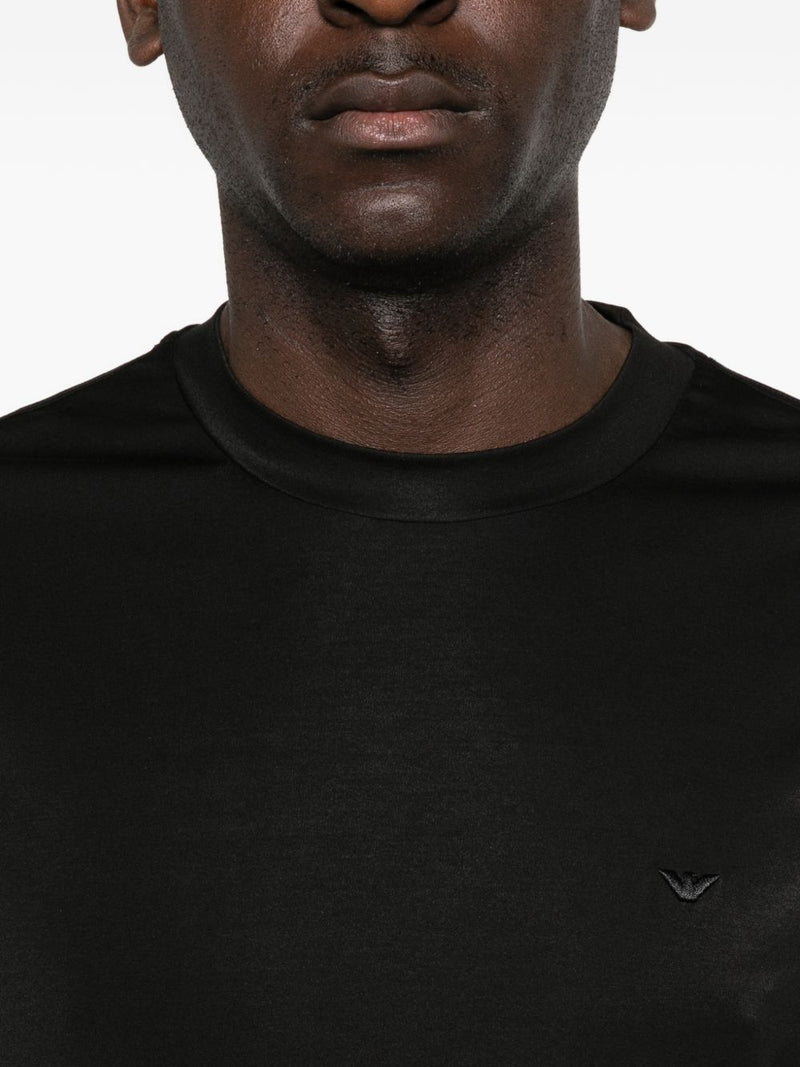 Emporio Armani Modal and silk blend t-shirt | Urbalenti™ NYC