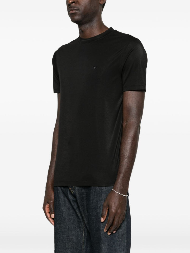 Emporio Armani Modal and silk blend t-shirt | Urbalenti™ NYC