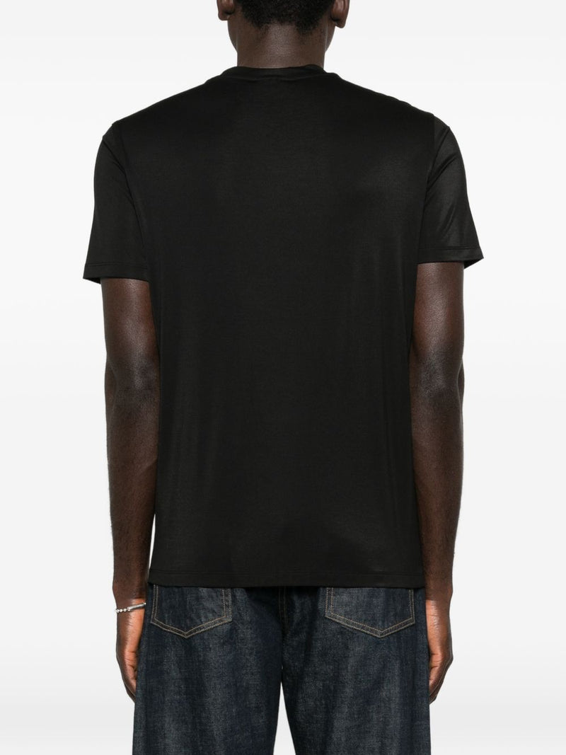 Emporio Armani Modal and silk blend t-shirt | Urbalenti™ NYC