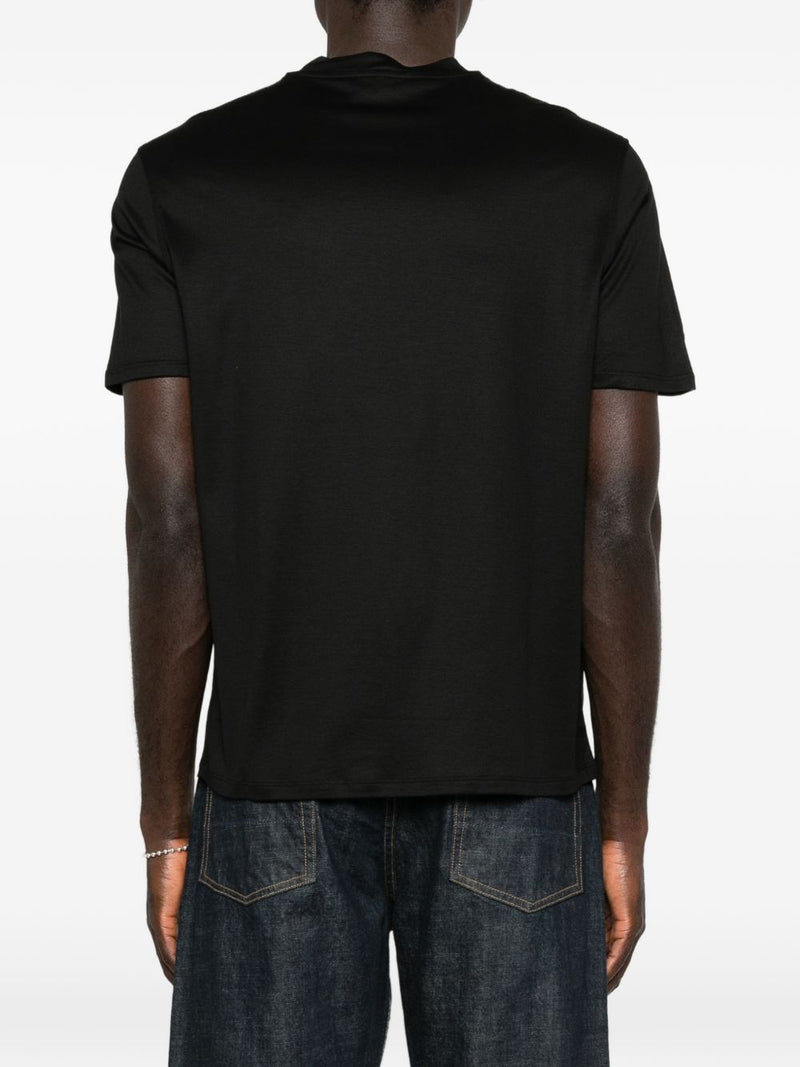 Emporio Armani Logo cotton t-shirt | Urbalenti™ NYC