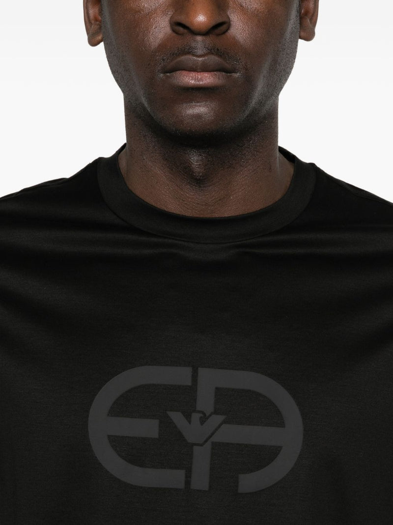 Emporio Armani Logo cotton t-shirt | Urbalenti™ NYC