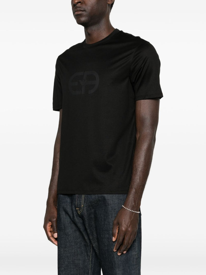 Emporio Armani Logo cotton t-shirt | Urbalenti™ NYC