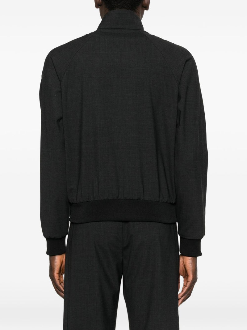 Emporio Armani Wool blend bomber jacket | Urbalenti™ NYC
