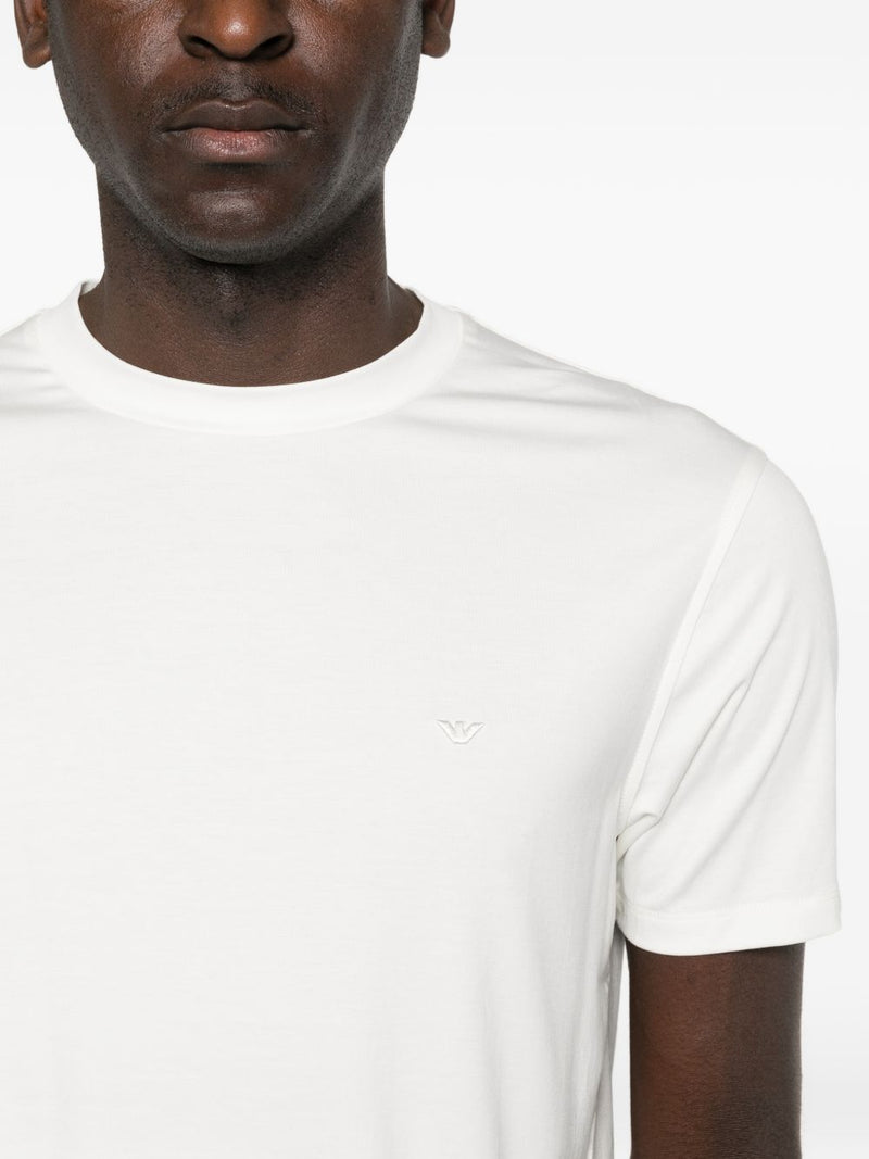 Emporio Armani Modal and silk blend t-shirt | Urbalenti™ NYC