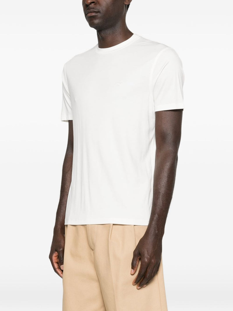 Emporio Armani Modal and silk blend t-shirt | Urbalenti™ NYC