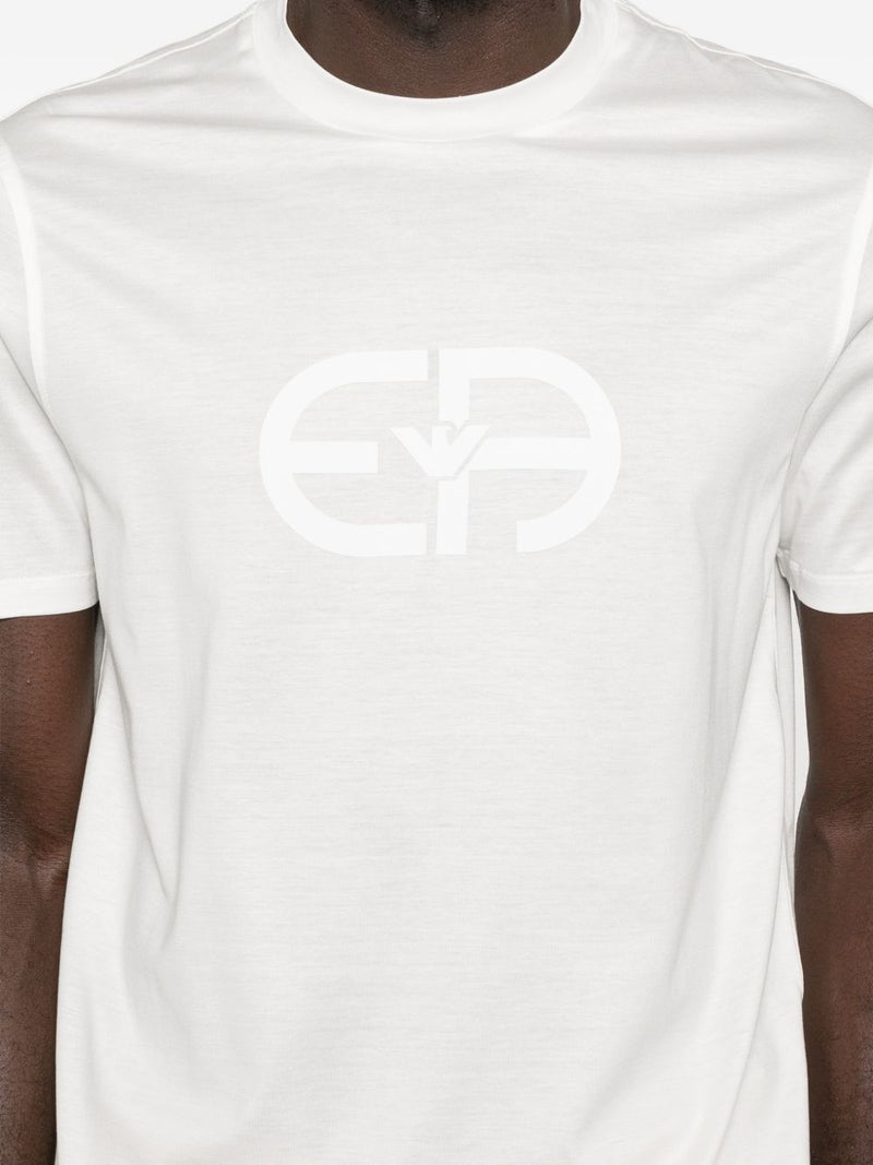 Emporio Armani Logo cotton t-shirt | Urbalenti™ NYC