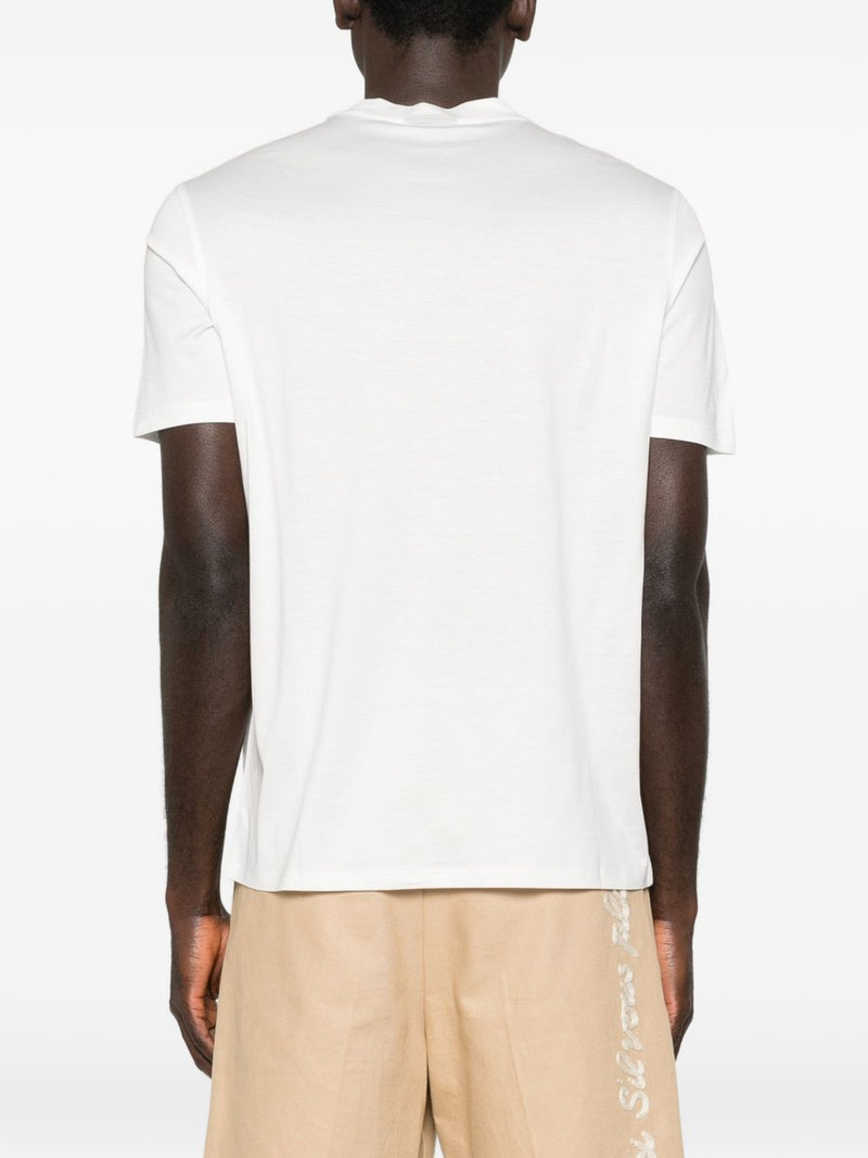 Emporio Armani Logo cotton t-shirt | Urbalenti™ NYC
