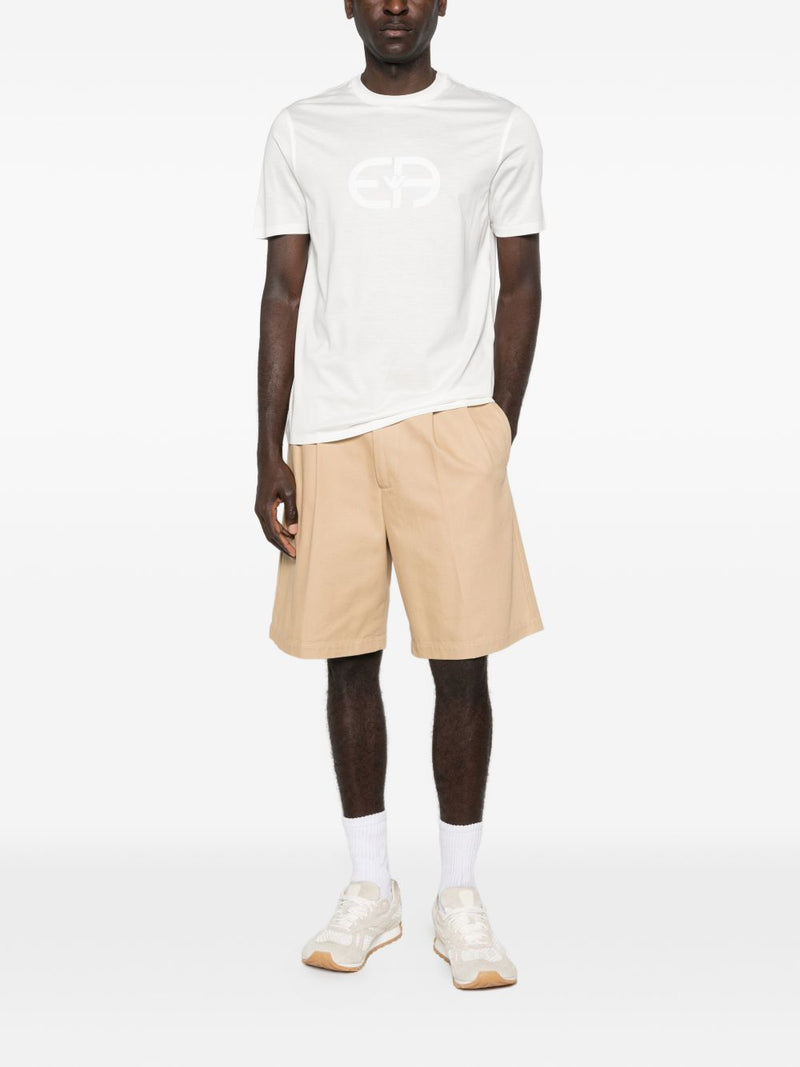 Emporio Armani Logo cotton t-shirt | Urbalenti™ NYC