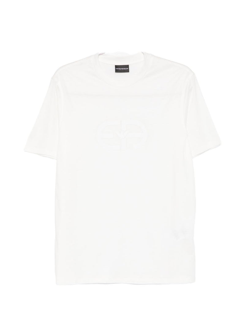 Emporio Armani Logo cotton t-shirt | Urbalenti™ NYC