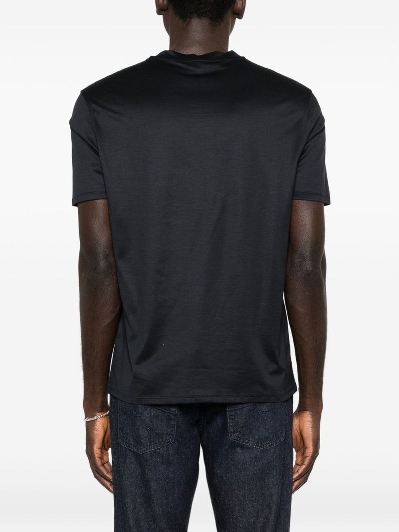 Emporio Armani Logo cotton t-shirt | Urbalenti™ NYC