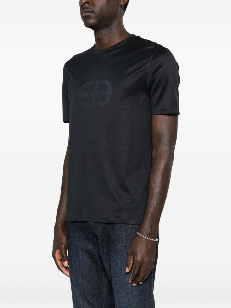 Emporio Armani Logo cotton t-shirt | Urbalenti™ NYC