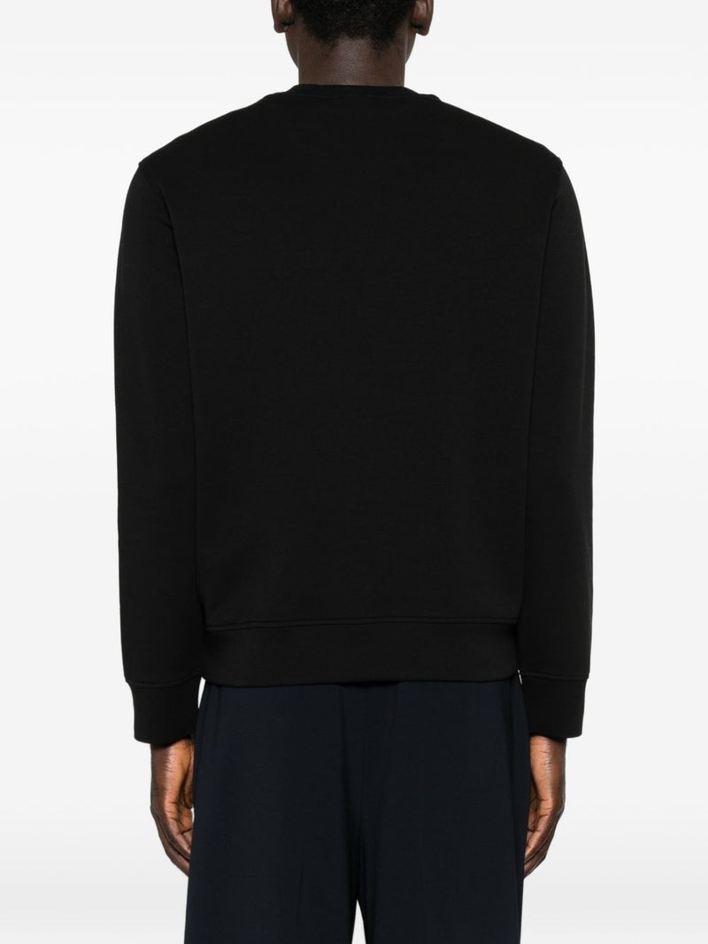 Emporio Armani Logo cotton sweatshirt | Urbalenti™ NYC