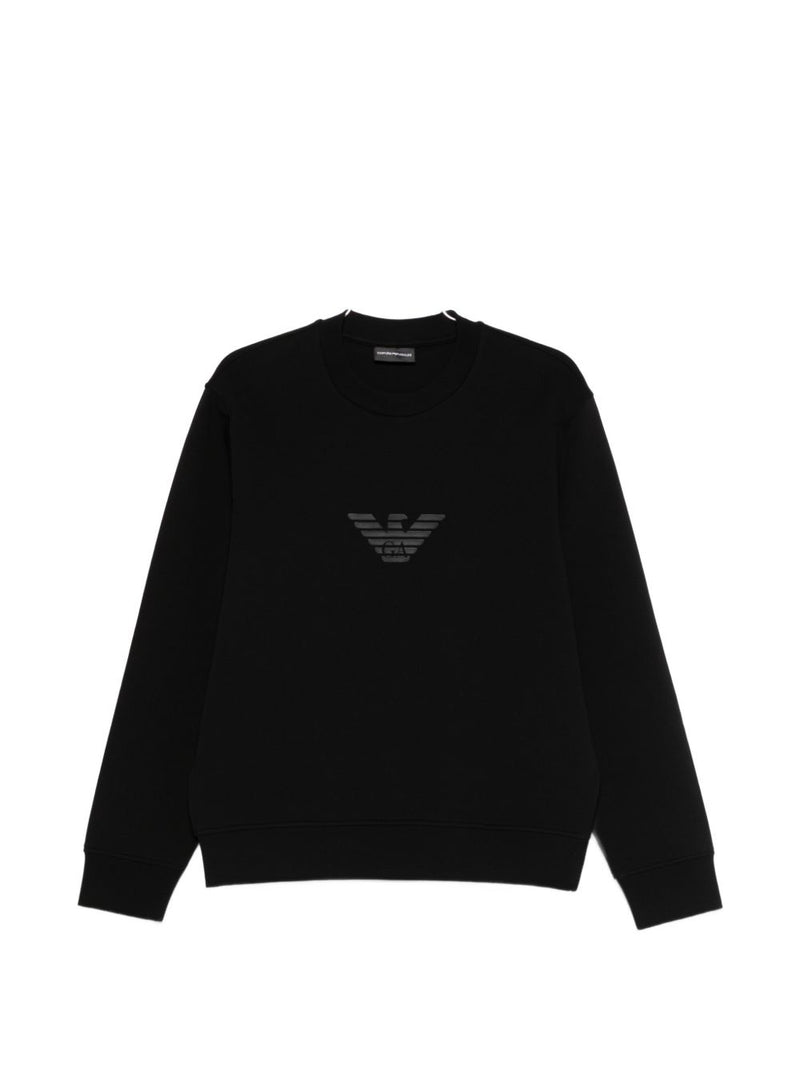 Emporio Armani Logo cotton sweatshirt | Urbalenti™ NYC