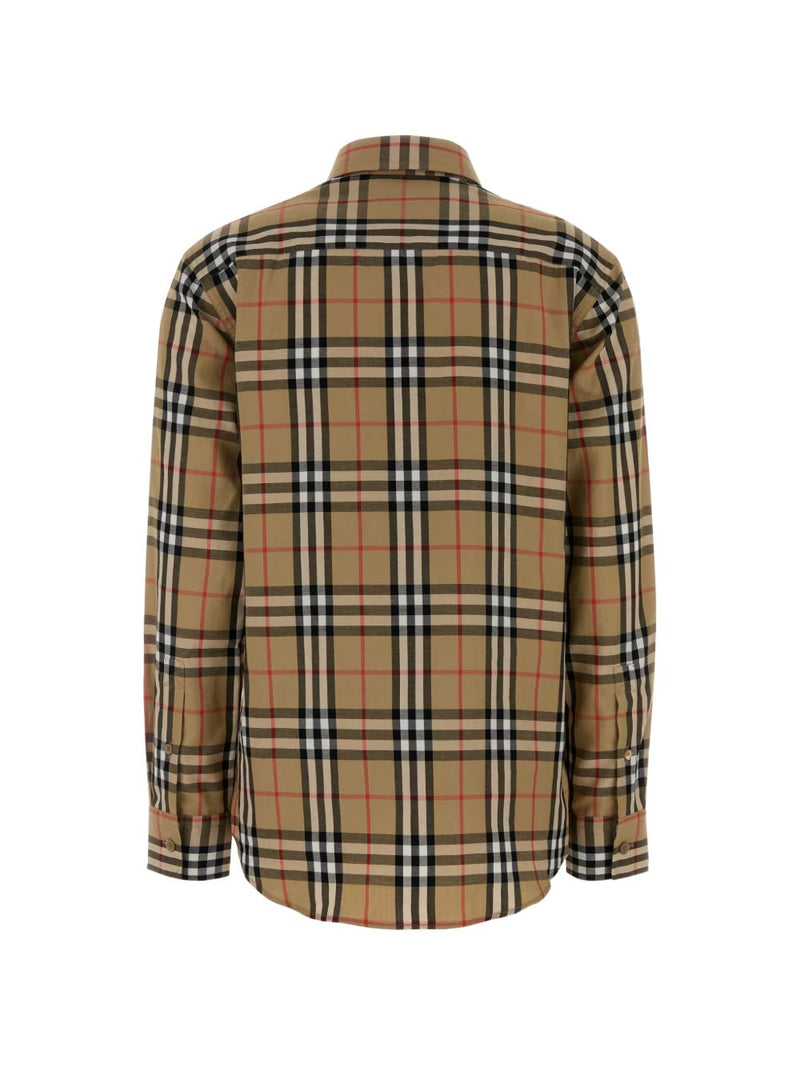 Burberry Check cotton shirt | Urbalenti™ NYC