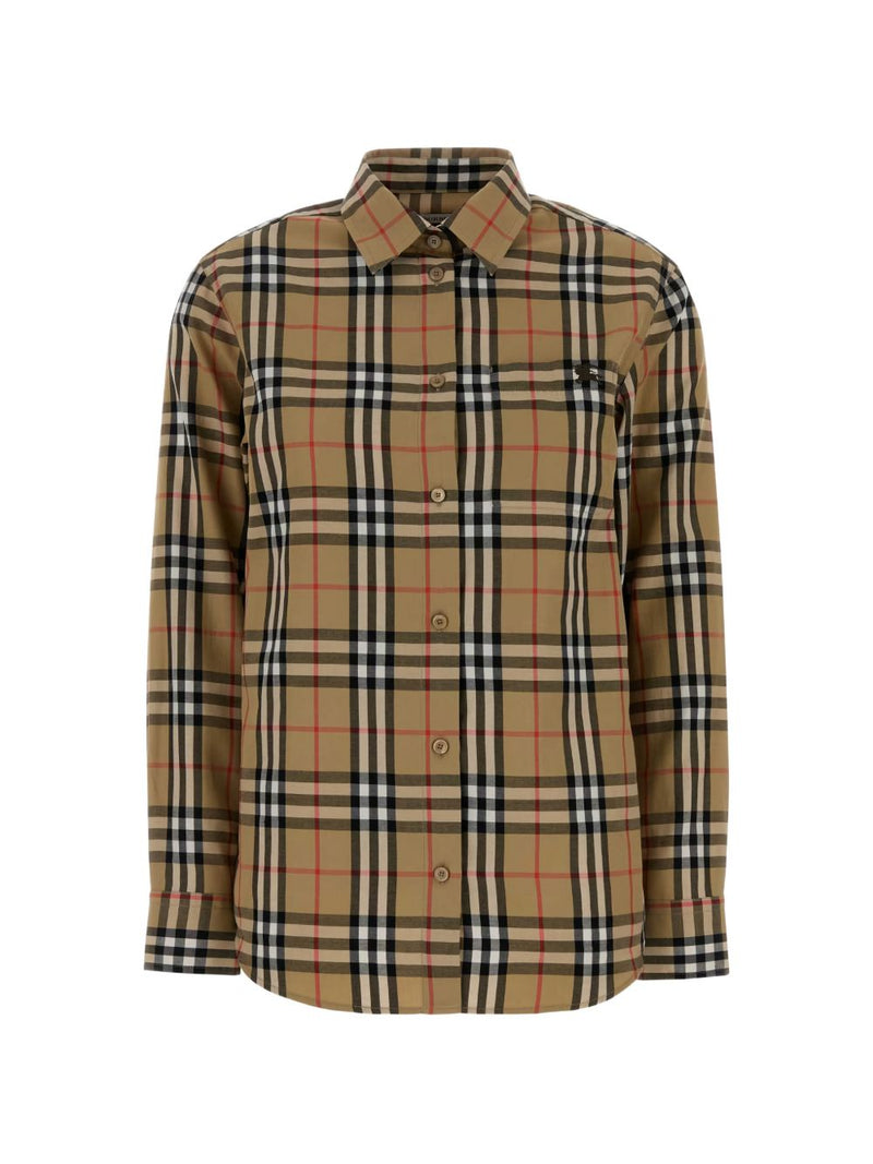 Burberry Check cotton shirt | Urbalenti™ NYC