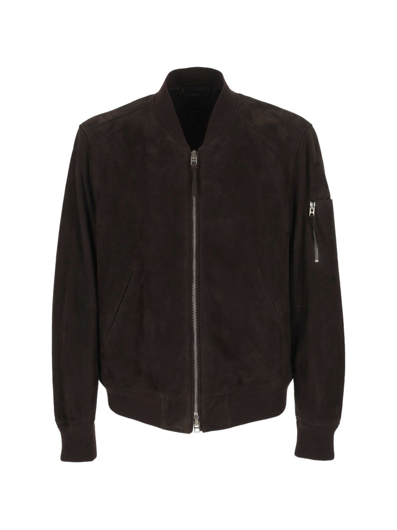 Tom Ford Suede leather bomber jacket | Urbalenti™ NYC