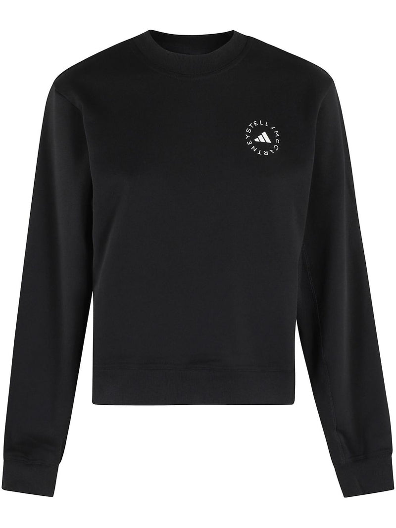 Adidas By Stella McCartney Logo cotton sweatshirt | Urbalenti™ NYC