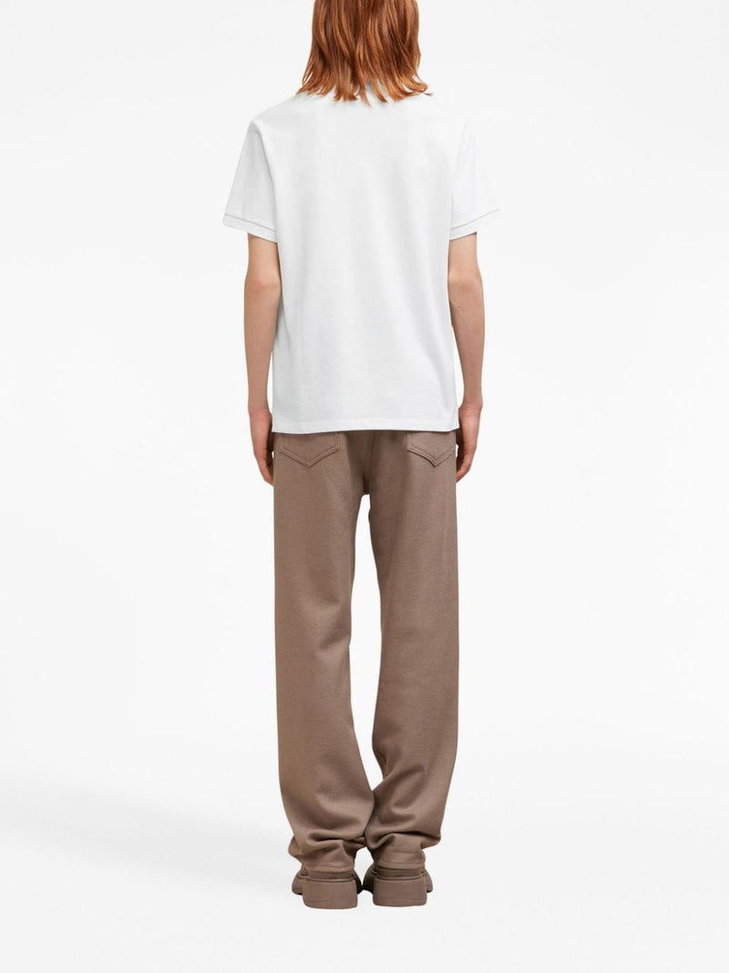 Ami Paris Ami De Coeur cotton polo shirt | Urbalenti™ NYC
