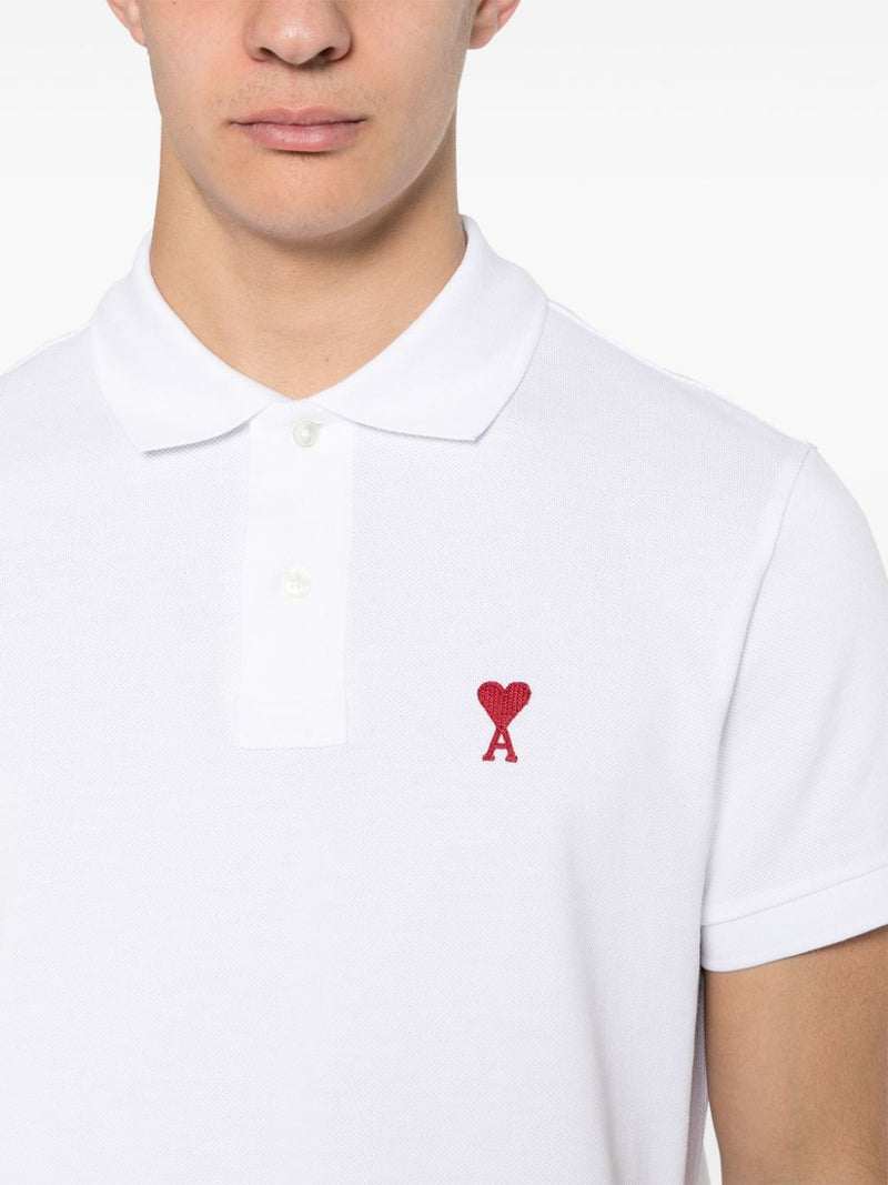 Ami Paris Ami Paris Criteria page Ami De Coeur cotton polo shirt