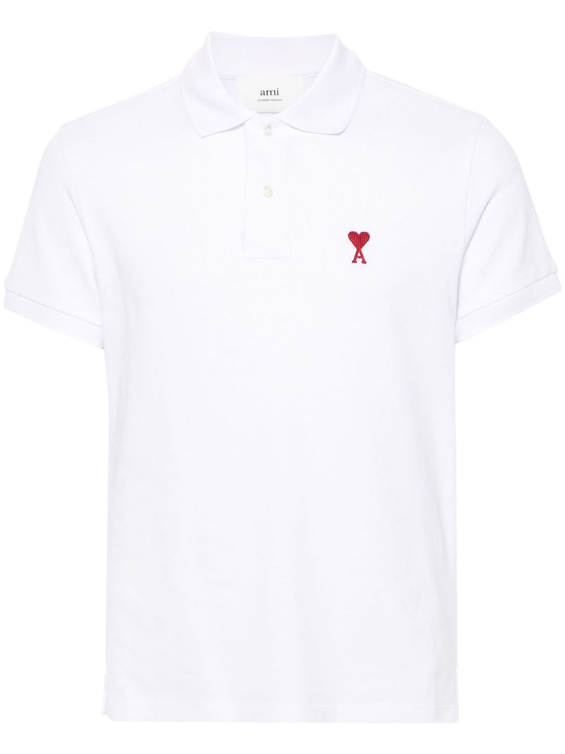 Ami Paris Ami Paris Criteria page Ami De Coeur cotton polo shirt