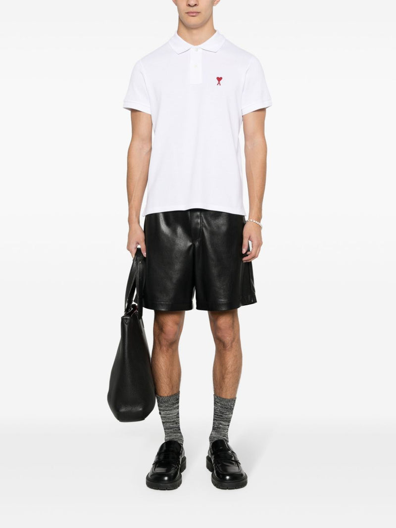 Ami Paris Ami Paris Criteria page Ami De Coeur cotton polo shirt