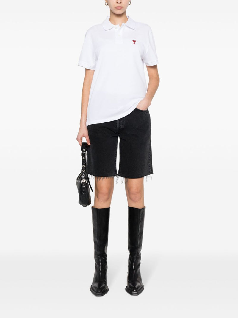 Ami Paris Ami Paris Criteria page Ami De Coeur cotton polo shirt