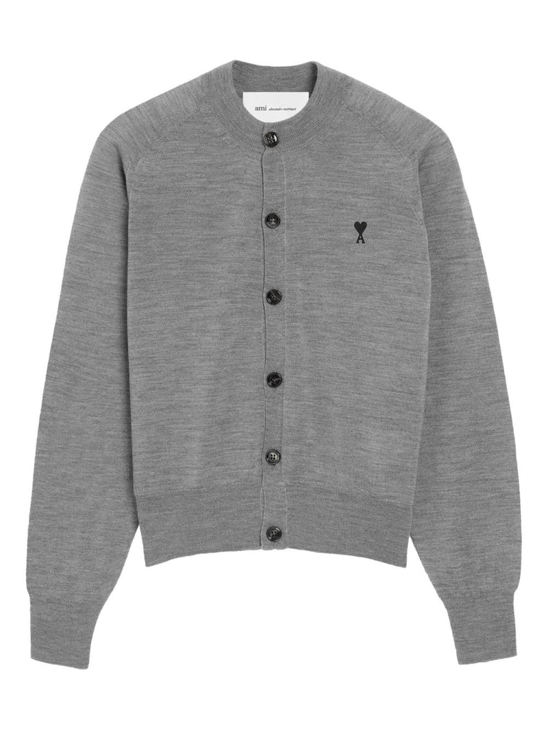 Ami Paris Sweaters Grey - Grey Wool | Urbalenti™ NYC