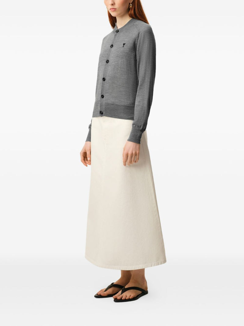 Ami Paris Sweaters Grey - Grey Wool | Urbalenti™ NYC