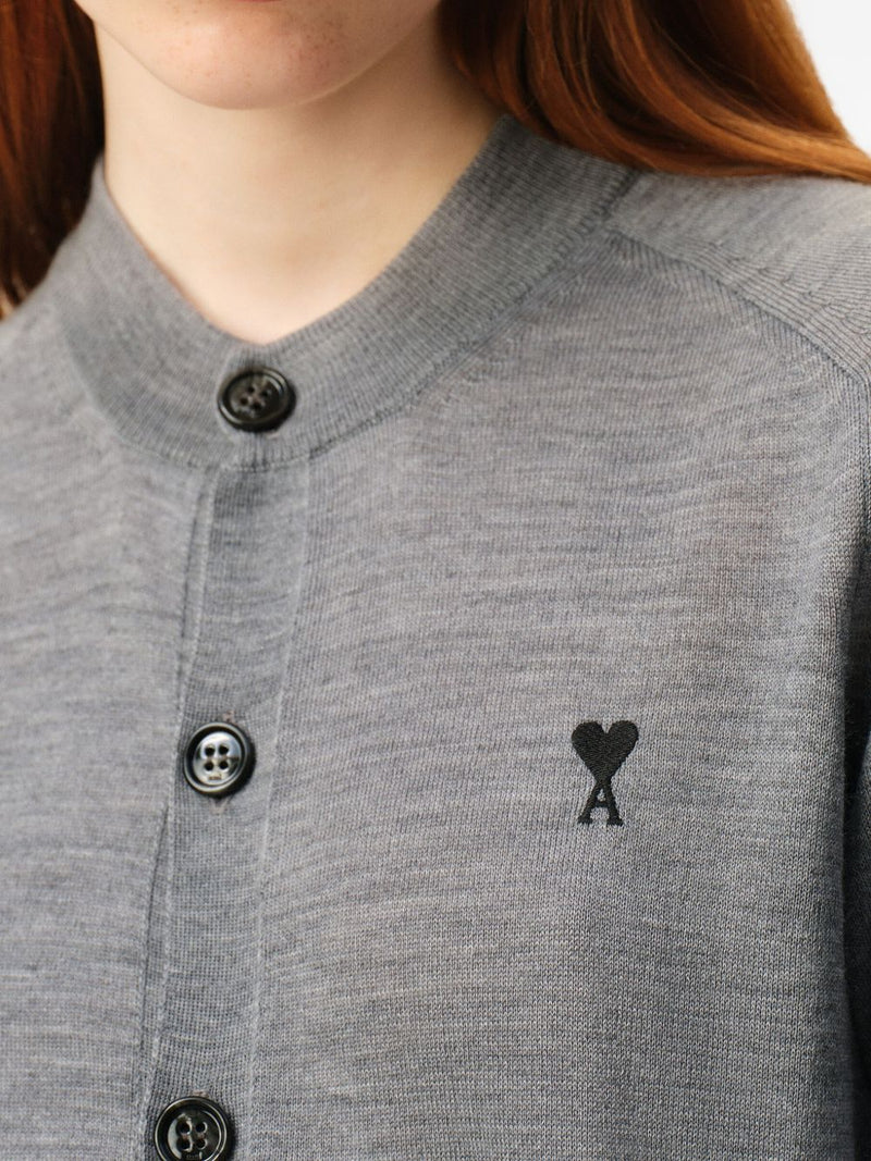 Ami Paris Sweaters Grey - Grey Wool | Urbalenti™ NYC