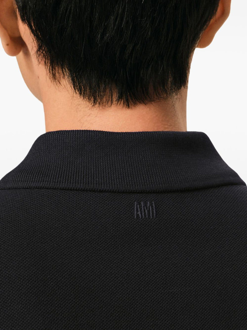 Ami Paris Ami Paris Ami De Coeur cotton polo shirt