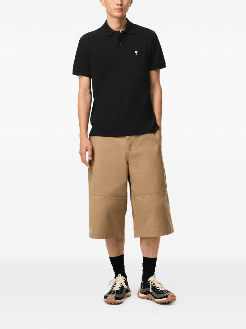 Ami Paris Ami Paris Ami De Coeur cotton polo shirt