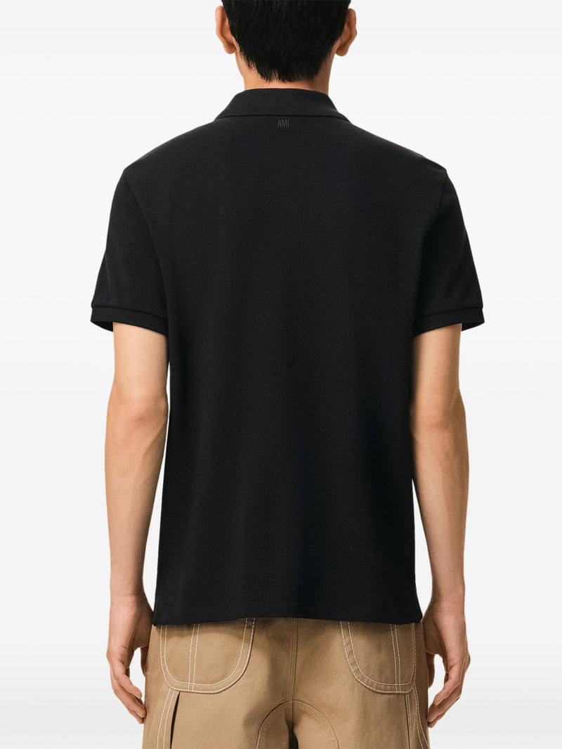 Ami Paris Ami Paris Ami De Coeur cotton polo shirt
